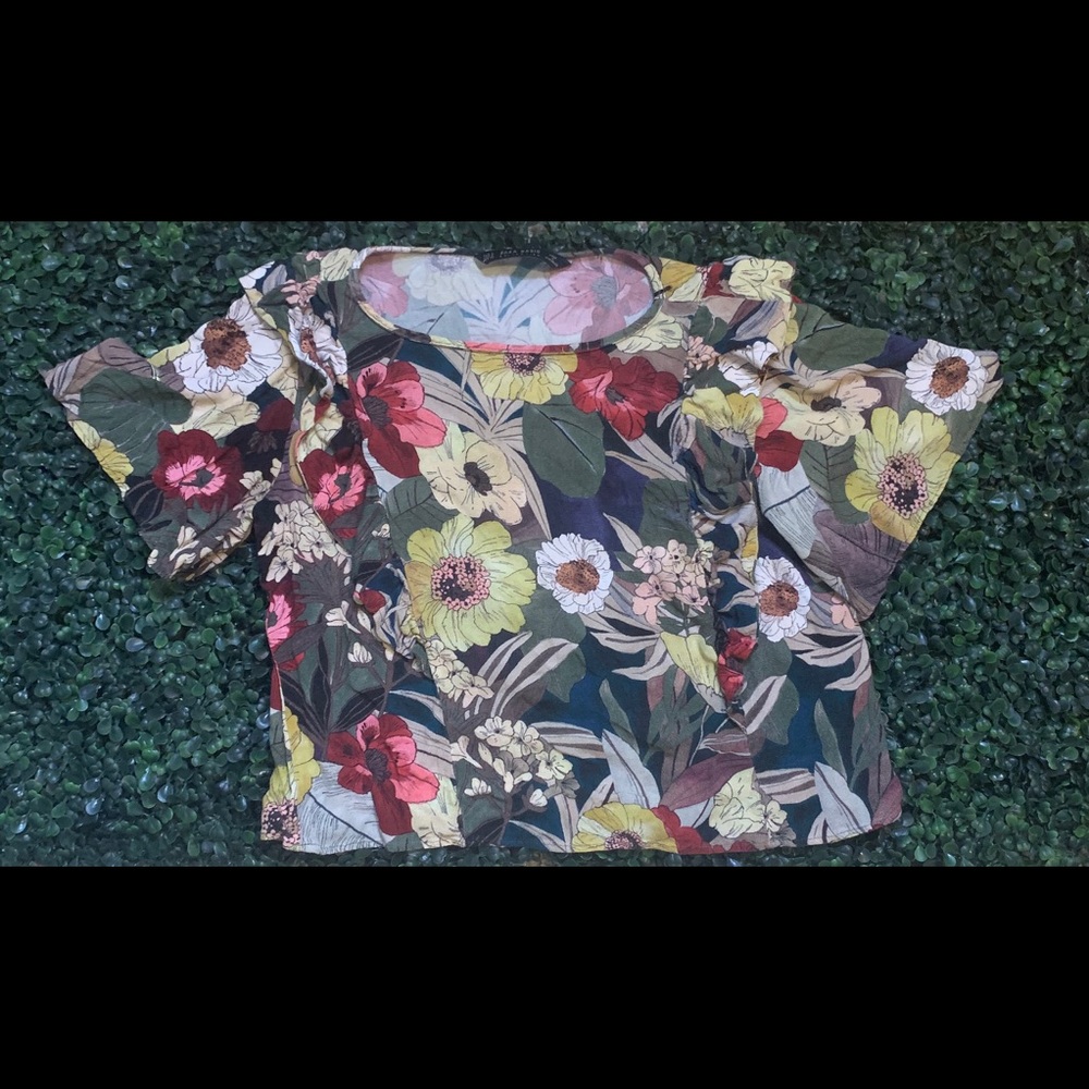 Zara Floral Two Piece Set